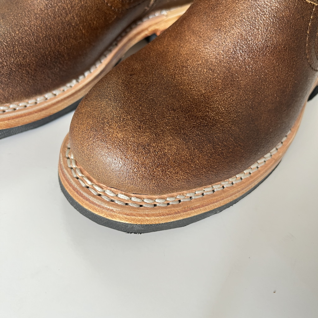 Goodyear Welted Antelope Engineer Boots – Authentic Retro Motorcycle Boots for Men, Rugged Durability & Timeless Design