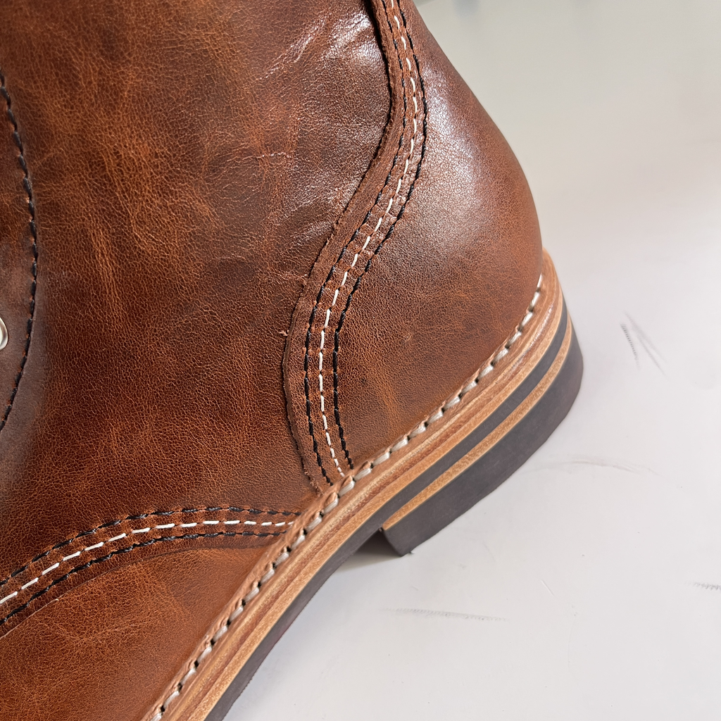 EKVAK Classic Goodyear Welt Work Boots Oil-Tanned Full Grain Leather Cap Toe