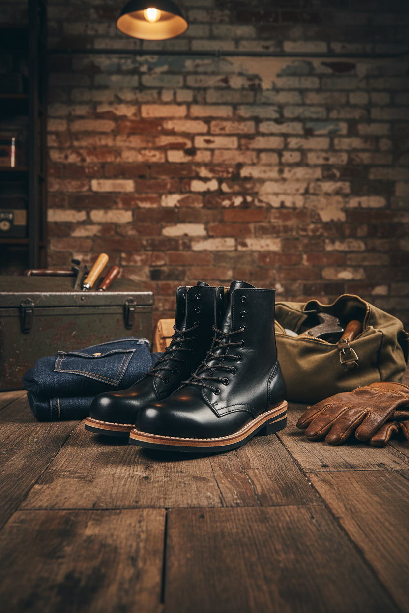 Men's Goodyear Welted Work Boots | Full Grain Leather & Resoleable Construction