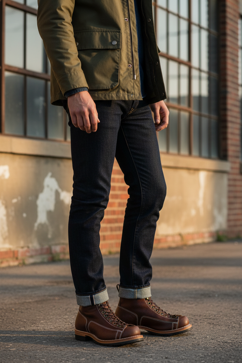 Handcrafted Goodyear Welted Work Boots – Full Grain Leather & Resoleable Sole