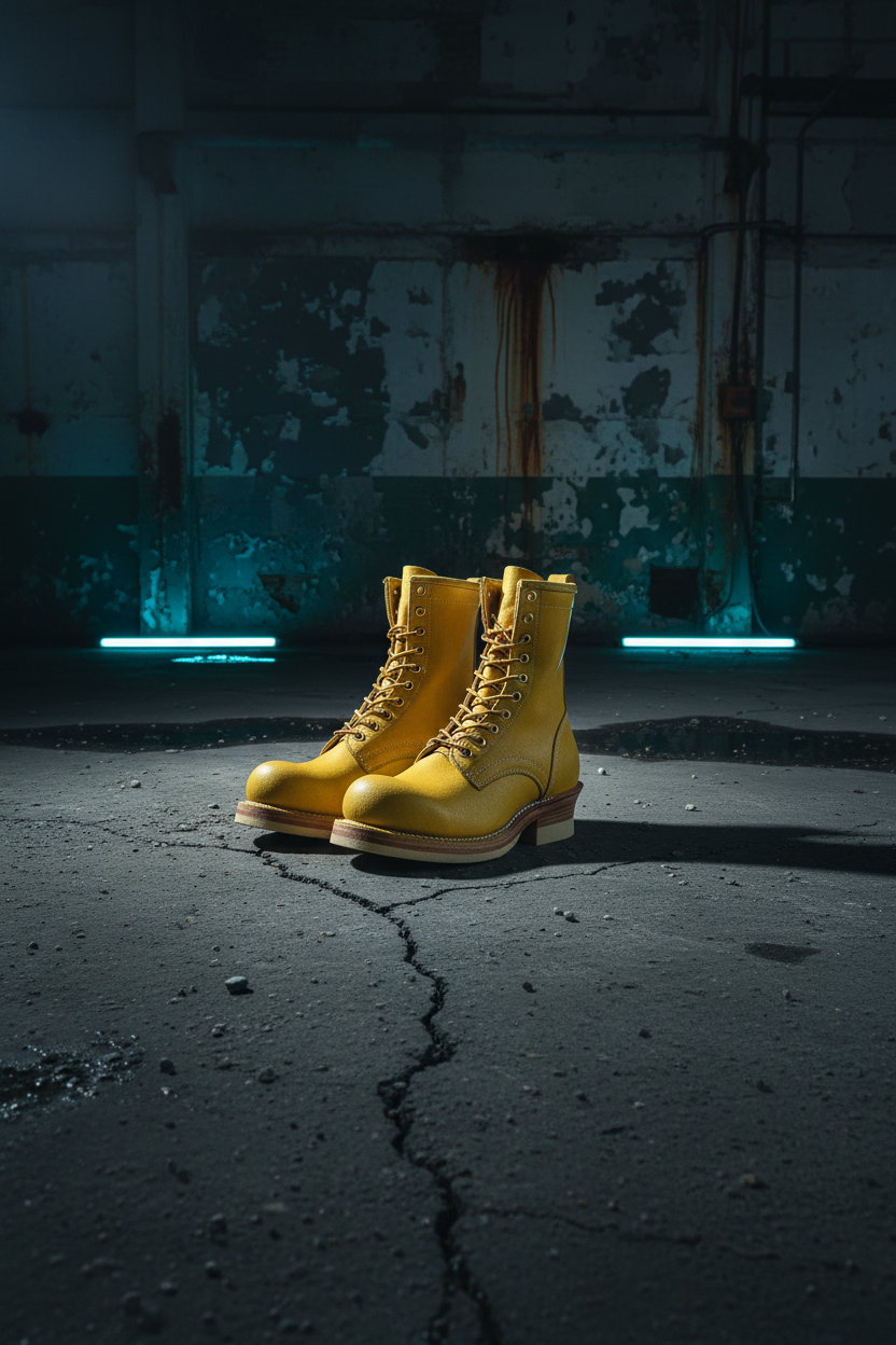 Handmade Goodyear Welted Boots – Soft Golden Wheat Leather & Cork Filled Insole