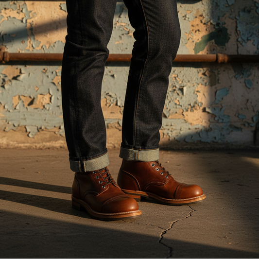 Heritage Rugged Boots - Handcrafted with Goodyear Welt & Full-Grain Oil Leather