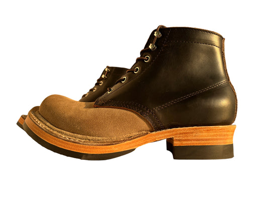 Custom Goodyear Welt Leather Boots | Men's Derby & Motorcycle Shoes